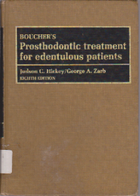 Bouchers Prosthodontic treatment for edentulous patients