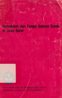 Kedudukan dan Fungsi Bahasa Sunda di Jawa Barat