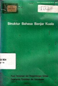 Struktur Bahasa Banjar Kuala