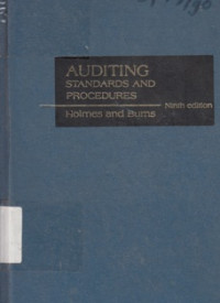 Auditing : Standards and Procedures