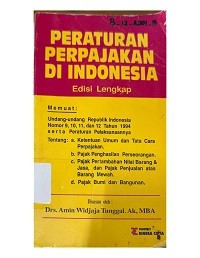 Peraturan Perpajakan di Indonesia (Edisi Lengkap)