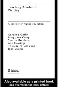 Teaching Academic Writing: a toolkit for higher education