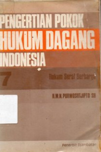 Pengertian Pokok Hukum Dagang Indonesia