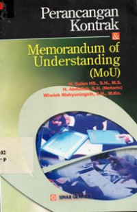Perenccanaan Kontrak & Memorandum Of Understanding (MoU)