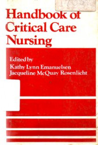 Handbook Of Critical Care Nursing