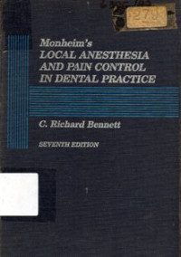 Monheim's: Local Anesthesia and Pain Control in Dental Practice