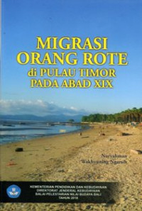 Migrasi Orang Rote di Pulau Timor Pada Abad XIX