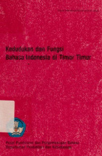 Kedudukan dan Fungsi Bahasa Indonesia di Timor-Timur