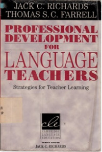 Professional Development For Language Teachers : Strategies For Teacher Learning