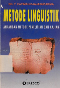 Image of Metode Linguistik Ancangan Metode Penelitian dan Kajian