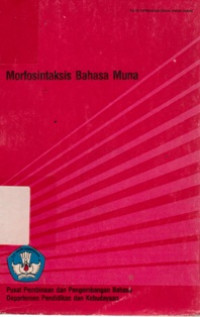 Morfosintaksis Bahasa Muna