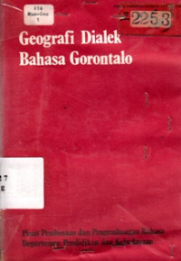 Geografi Dialek Bahasa Gorontalo