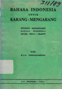 Bahasa Indonesia Untuk Karang - Mengarang