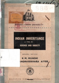 Indian Inheritance Vol III Science And Society