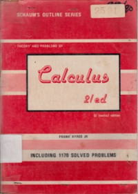 Theory and Problems of Calculus 21ed