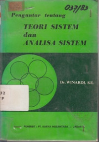 Pengantar Tentang Teori Sistem Dan Analisa Sistem