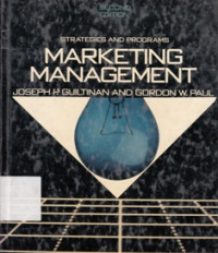 Strategies and Programs Marketing Management