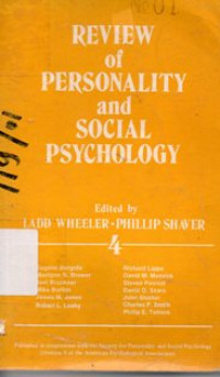 Review of Personality and Social Psychology : 4