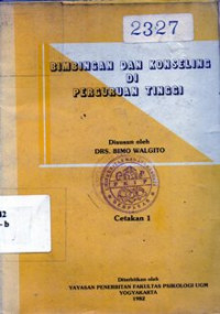 Image of Bimbingan Dan Konseling Di Perguruan Tinggi