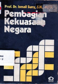 Pembagian Kekuasaan Negara