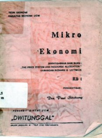 Image of Mikro Ekonomi