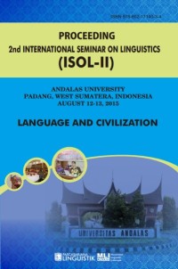 Image of Proceeding 2nd International Seminar on Linguistics (ISOL-II) 