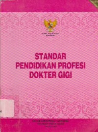 Image of Standar Pendidikan Profesi Dokter Gigi