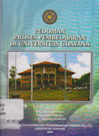 Image of PEDOMAN PROSES PEMBELAJARAN DI UNIVERSITAS UDAYANA