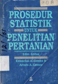 Image of Prosedur Statistik Untuk Penelitian Pertanian