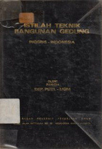 Image of Istilah Teknik Bangunan Gedung