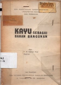 Image of Kayu Sebagai Bahan Bangunan