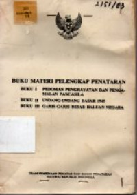 Image of Buku Materi Perlengkapan Penataran