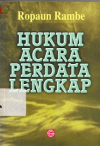 Image of Hukum Acara Perdata Lengkap