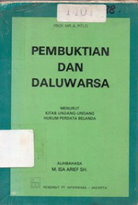 Image of Pembuktian Dan Daluwarsa