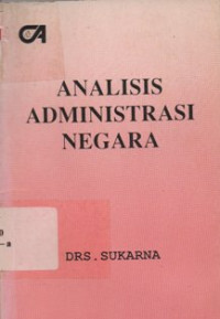 Image of Analisis Administrasi Negara