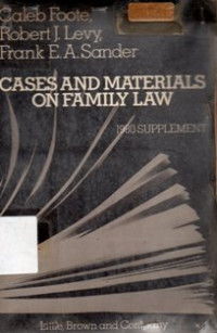 Image of Cases And Materials On Family Law