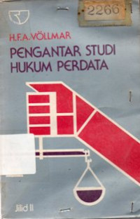 Image of Pengantar Studi Hukum perdata Jilid II