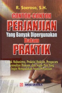 Image of Contoh - Contoh Perjanjian Yang Banyak Dipergunakan Dalam Praktik