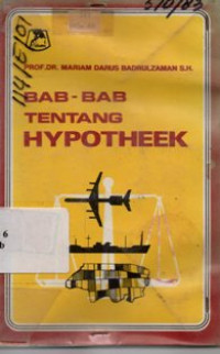 Bab - Bab Tentang Hypotheek