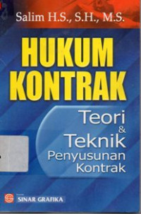Image of Hukum Kontrak 





Hukum Kontrak : Teori & Teknik Penyusunan Kontrak