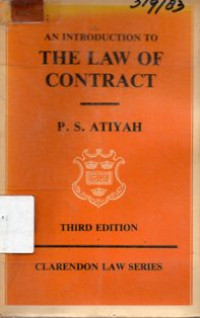 Image of The Law Of Contract