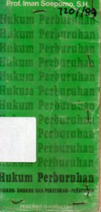 Image of Hukum Perburuhan: Undang - Undang Dan Peraturan - Peraturan