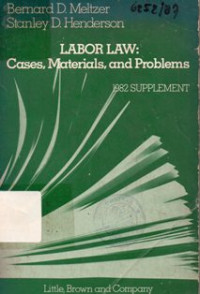 Image of Labor Law : Cases, Materials and Problems