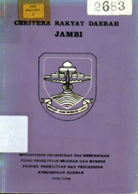Ceritera Rakyat Daerah Jambi