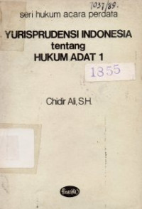 Image of Yurisprudensi Indonesia Tentang Hukum Adat 1