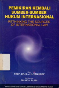 Image of Pemikiran Kembali Sumber-Sumber Hukum Internasional