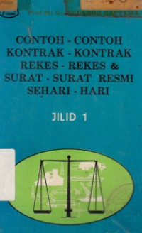 Image of Contoh - Contoh Konmtrak - Kontrak Rekes - Rekes & Surat - Surat Resmi Sehari -Hari Jlid 1