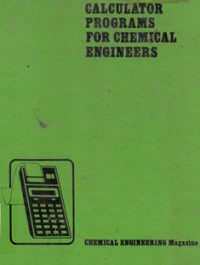 Calculator Programs For Chemical Engineers