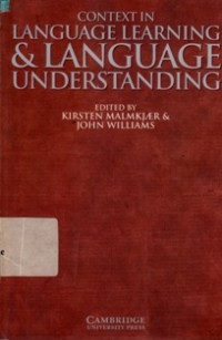Image of Context In Language Learning and Language Understanding