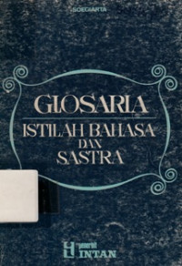 Image of Glosaria Istilah Bahasa dan Sastra